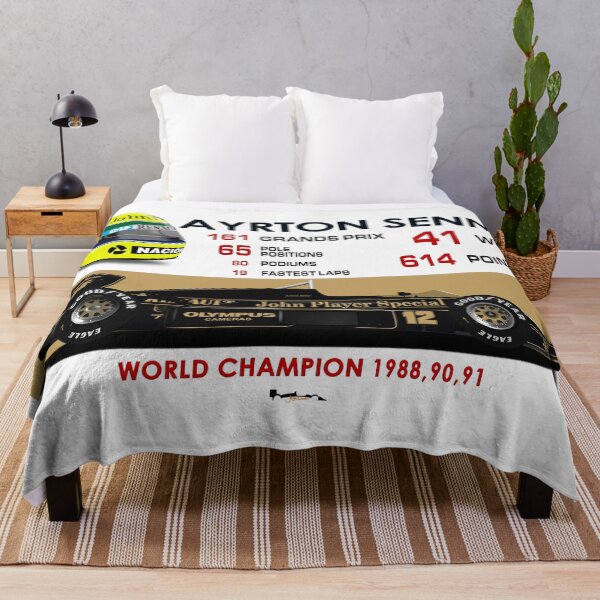 Item preview, Ayrton Senna - Career Statistics 1985 designed and sold by JageOwen.