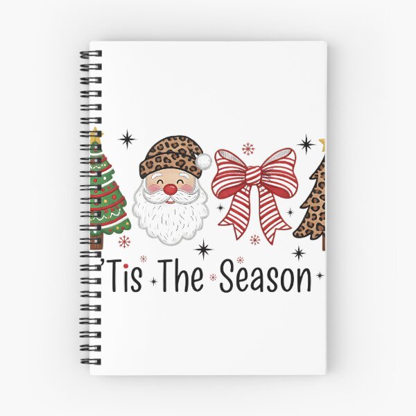 Item preview, Tis The Season – Leopard Print Christmas Santa and Tree Design designed and sold by haynescarolex.