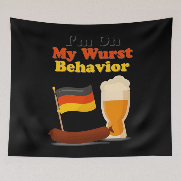 Item preview, I’m On My Wurst Behavior designed and sold by KaiMartinsDias.