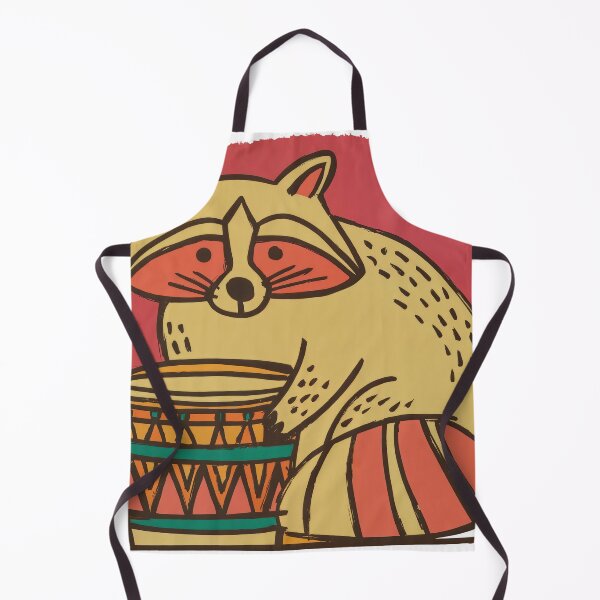 Item preview, Raccoon Rhythms: Tribal Beats in Fur and Ink designed and sold by ForeverPrintsOK.