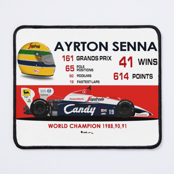 Item preview, Ayrton Senna -  Career Statistics 1984 - Toleman TG184 designed and sold by JageOwen.