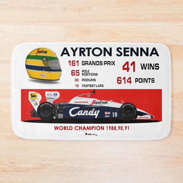 Item preview, Ayrton Senna -  Career Statistics 1984 - Toleman TG184 designed and sold by JageOwen.
