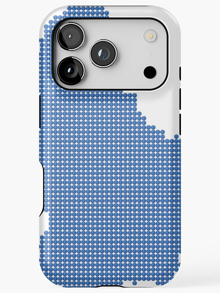 Thumbnail 1 of 4, iPhone Case, Blue Rhinestone Luxembourg designed and sold by TheIconSmith.