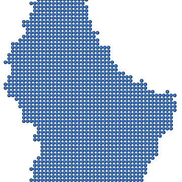 Artwork thumbnail, Blue Rhinestone Luxembourg by TheIconSmith