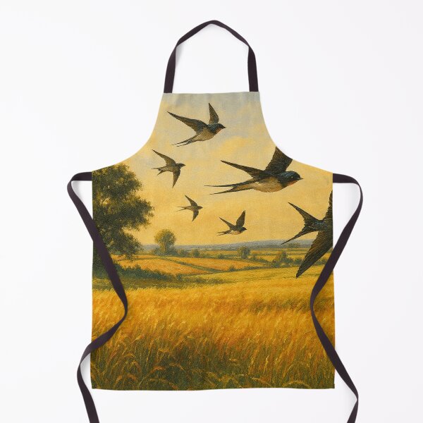 Item preview, Campos dourados e voo de pássaros designed and sold by Leonornature.