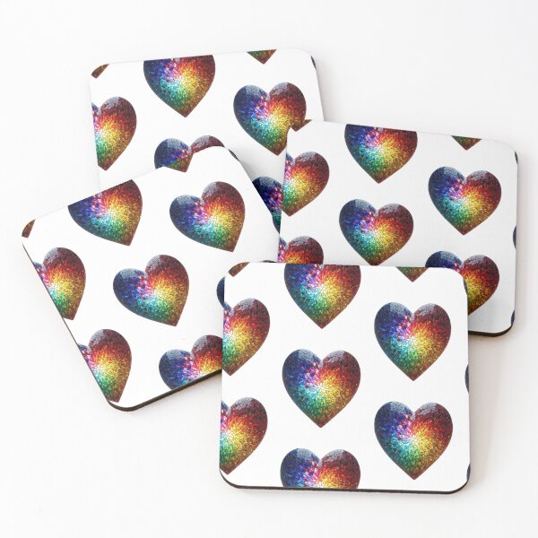Item preview, Rainbow Mosaic Heart – Colorful Love Design” designed and sold by FunkyPatakha.