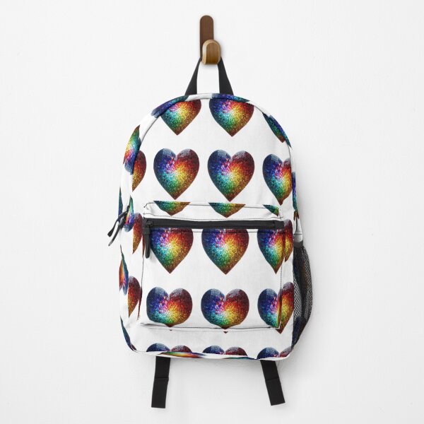Item preview, Rainbow Mosaic Heart – Colorful Love Design” designed and sold by FunkyPatakha.