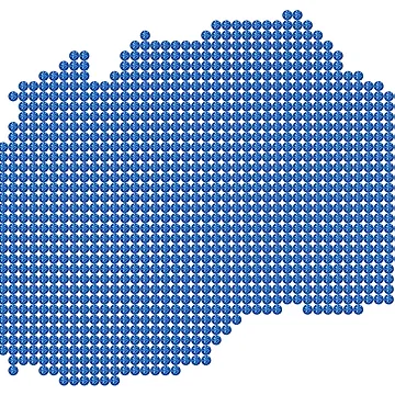 Artwork thumbnail, Blue Rhinestone Macedonia by TheIconSmith