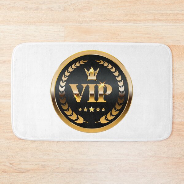 Item preview, Golden luxury label with Crown, laurel wreath and 5 stars, VIP sign designed and sold by CHERRY--SHOP.