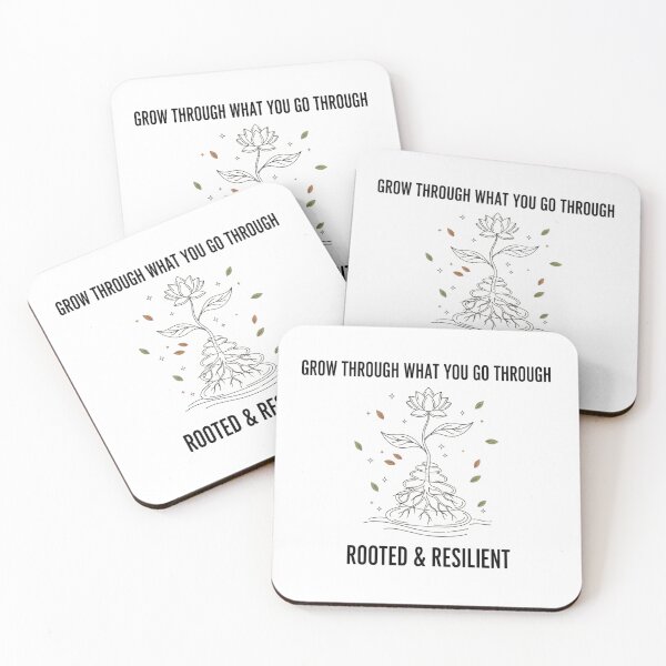 Item preview, Grow Through What You Go Through Tee | Rooted & Resilient designed and sold by MINIMA.LIGN.