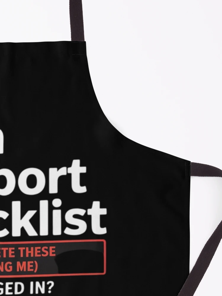 Thumbnail 3 of 6, Apron, Tech Support Checklist - Sysadmin Helpdesk Humor designed and sold by NeomiStoreSS.