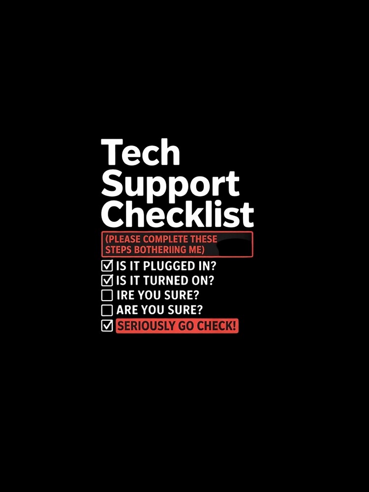 Thumbnail 5 of 5, A-Line Dress, Tech Support Checklist - Sysadmin Helpdesk Humor designed and sold by NeomiStoreSS.