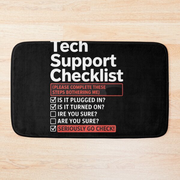 Item preview, Tech Support Checklist - Sysadmin Helpdesk Humor  designed and sold by NeomiStoreSS.