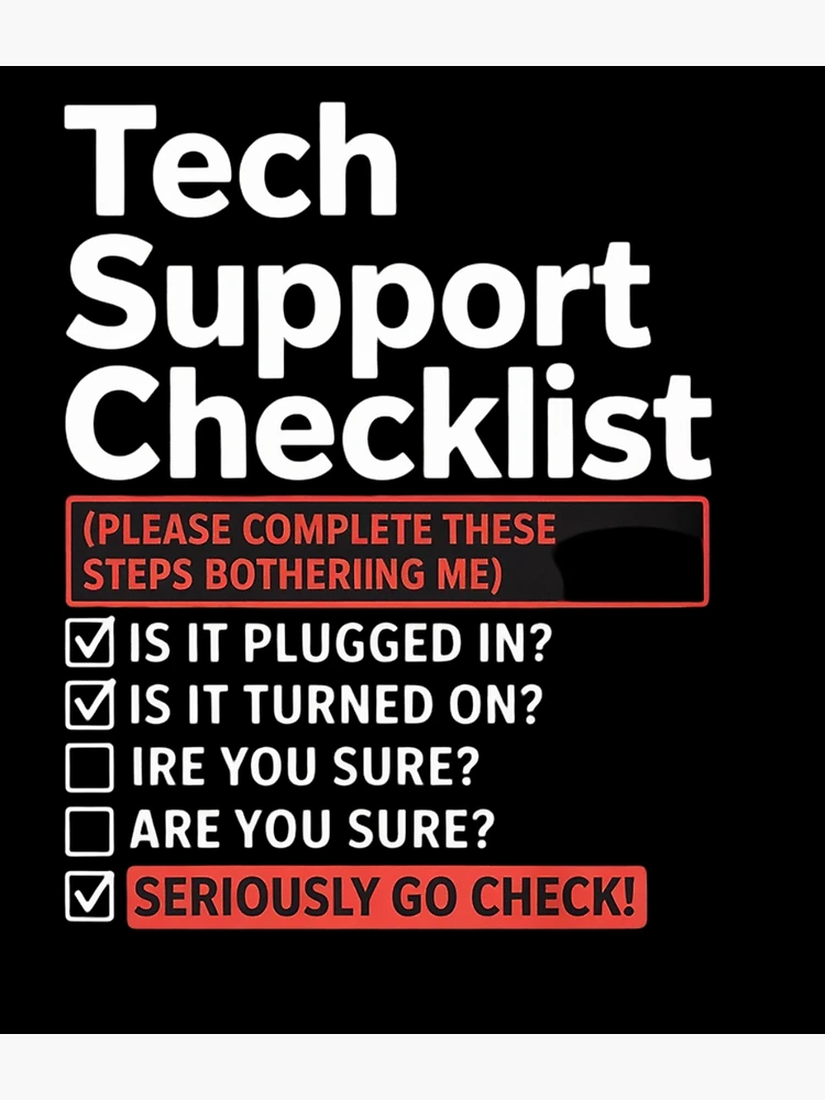 Thumbnail 3 of 3, Backpack, Tech Support Checklist - Sysadmin Helpdesk Humor designed and sold by NeomiStoreSS.