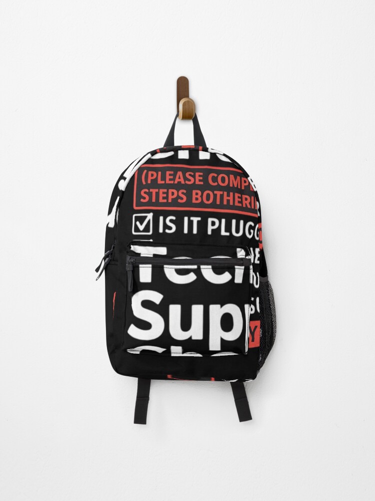 Thumbnail 1 of 3, Backpack, Tech Support Checklist - Sysadmin Helpdesk Humor designed and sold by NeomiStoreSS.