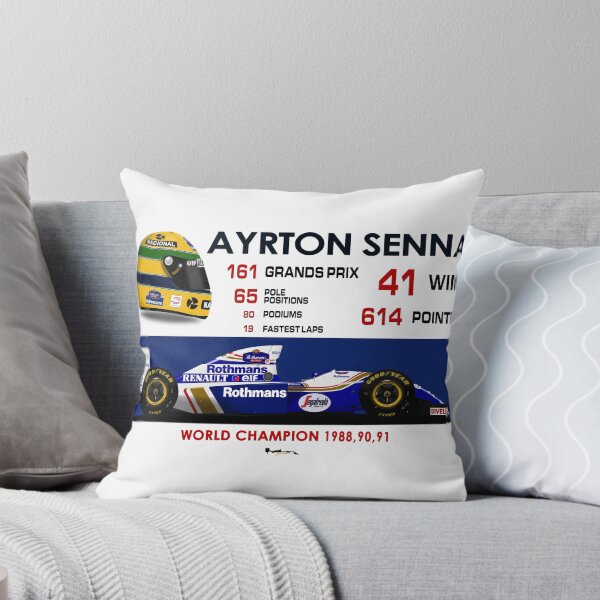 Item preview, Ayrton Senna -  Career Statistics 1994 - Williams FW16  designed and sold by JageOwen.