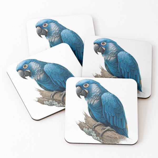 Item preview, Blue macaw on top of the tree designed and sold by Homehello.