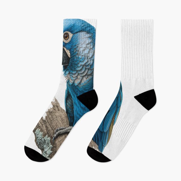 Item preview, Blue macaw on top of the tree designed and sold by Homehello.