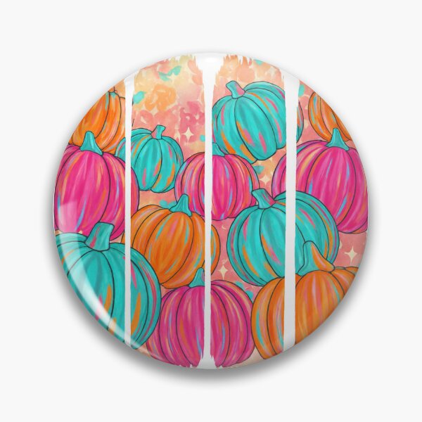 Item preview, Preppy Neon Pumpkin designed and sold by SnorkleSupply.