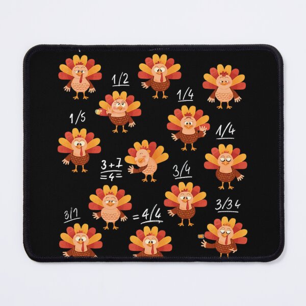 Item preview, Thanksgiving Turkey Math Fraction Teacher Men Women  designed and sold by NeomiStoreSS.