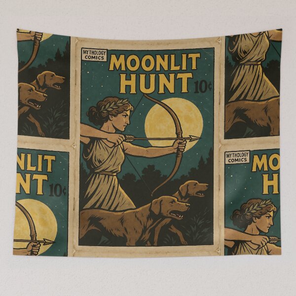 Item preview, Greek Mythology: Moonlit Hunt designed and sold by bapupa.
