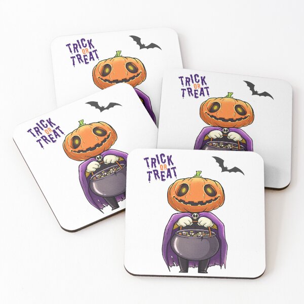 Item preview, Trick or Teak with  Halloween Scarecrows. designed and sold by Dinasshop.