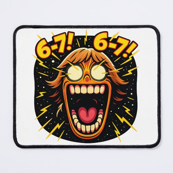 Item preview, 6-7 Meme Scream Face Funny Viral Internet T-Shirt designed and sold by FurRealTees.