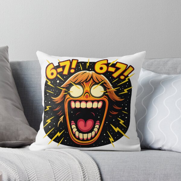 Item preview, 6-7 Meme Scream Face Funny Viral Internet T-Shirt designed and sold by FurRealTees.