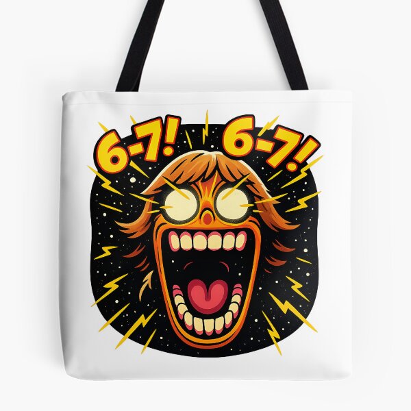 Item preview, 6-7 Meme Scream Face Funny Viral Internet T-Shirt designed and sold by FurRealTees.