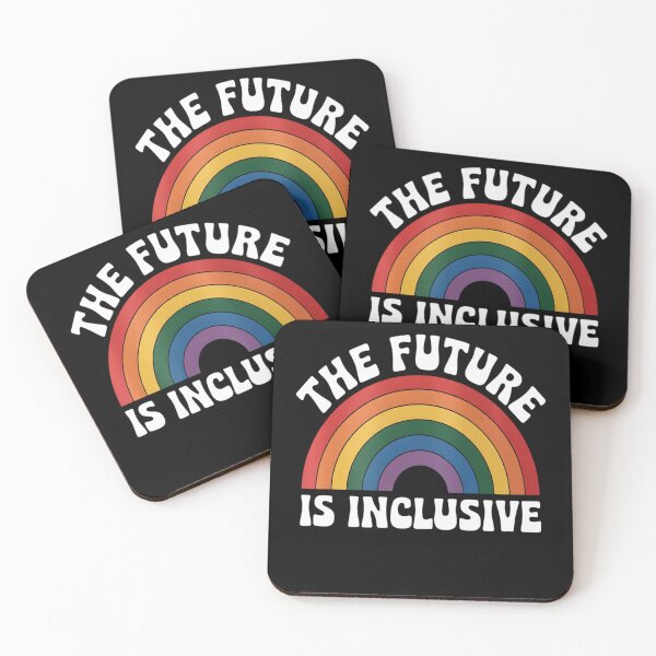 Item preview, The Future Is Inclusive Pride Gay Trans LGBT Ally Rainbow  designed and sold by MonsterBuddiess.