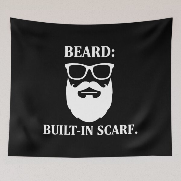 Item preview, Barber Beard Built-In Scarf Hipster Grooming Funny T-Shirt Gift designed and sold by Kubala.