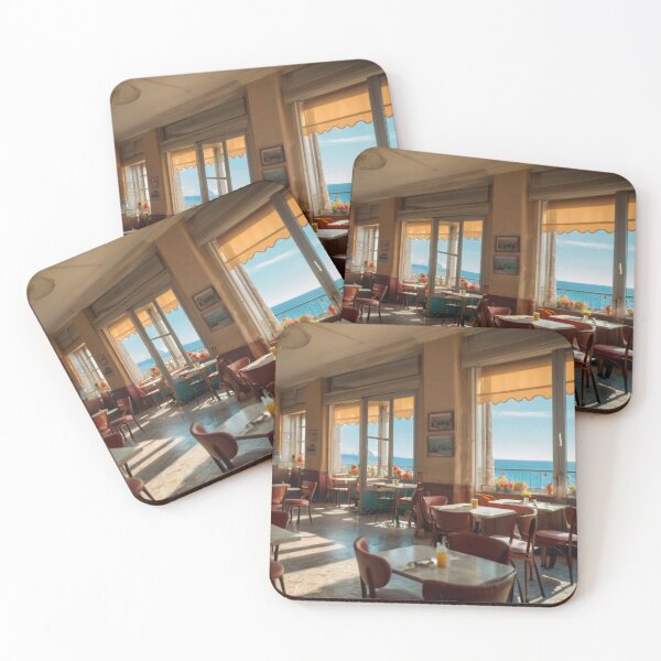 Item preview, Vintage 1960s Coffee Moments by the Ocean designed and sold by BlareBlare.