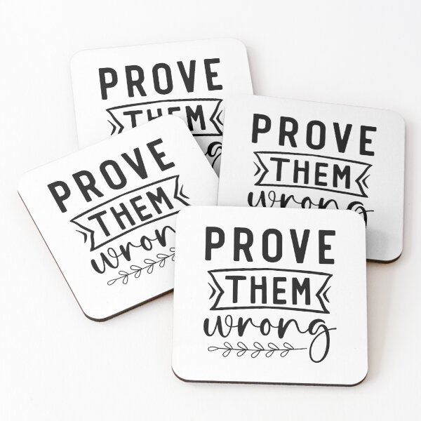 Item preview, Prove them wrong,  positive slogan, Christmas quote, Happy new year, new beginning, lets forget the past, lets look to the future designed and sold by chipmuckdesignn.