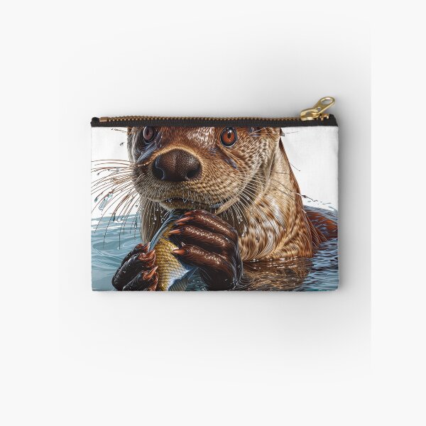 Item preview, Wild Giant Otter Print: The Guardian of the Amazon Rivers designed and sold by Homehello.