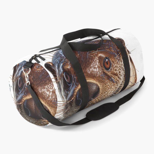 Item preview, Wild Giant Otter Print: The Guardian of the Amazon Rivers designed and sold by Homehello.