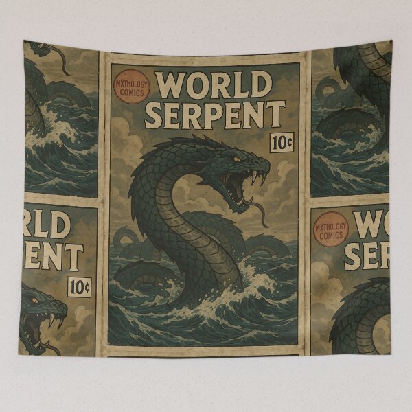 Item preview, Norse Mythology: World Serpent designed and sold by bapupa.