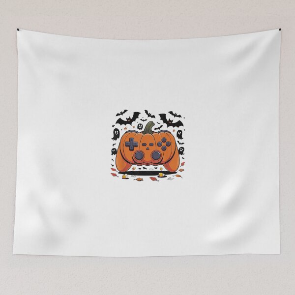 Item preview, Halloween Gaming Pumpkin Controller – Spooky Gamer Art for Halloween Season designed and sold by Lineesh Kumar.