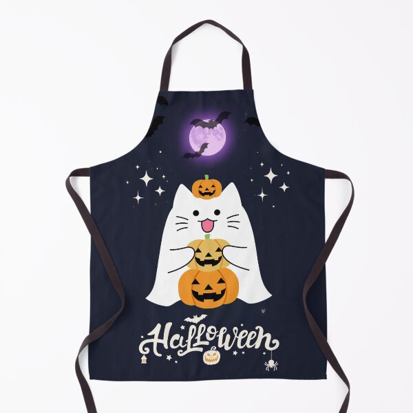 Item preview, Happy Halloween Cat – Pumpkin Stack of Joy designed and sold by ArtivaNest.