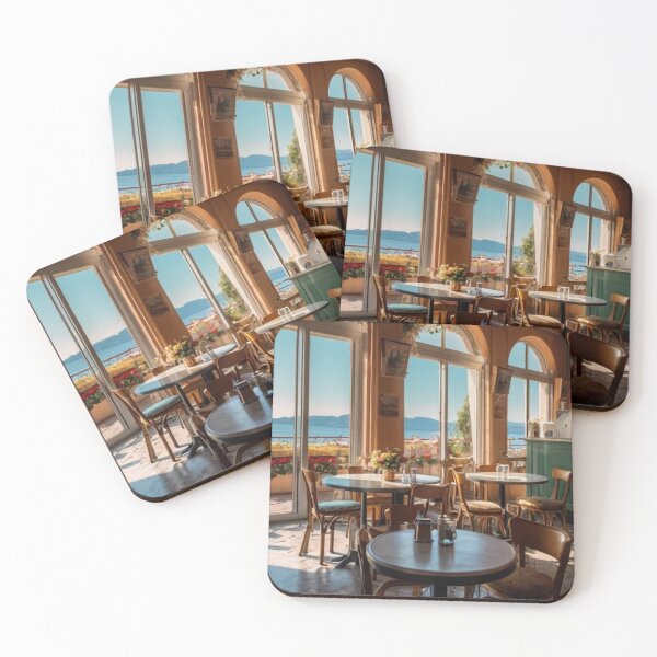 Item preview, Vintage Mornings at the Italian Seaside Café designed and sold by BlareBlare.