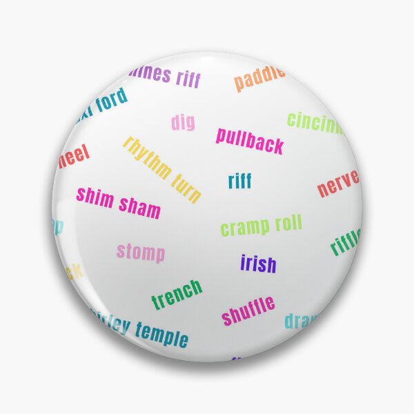 Item preview, All-Over Tap Dance Word Art designed and sold by House of Tap.