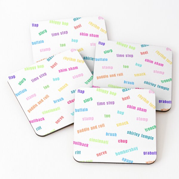 Item preview, All-Over Tap Dance Word Art designed and sold by House of Tap.