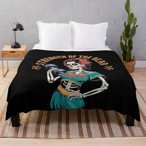 Item preview, Dia De Los Muertos La Catrina Day of the Dead Gym Workout designed and sold by MonsterBuddiess.