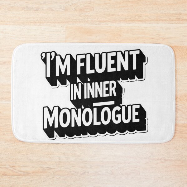 Item preview, I’m Fluent in Inner Monologue – Introvert Humor Tee/Sticker designed and sold by LOLbySA.