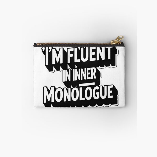 Item preview, I’m Fluent in Inner Monologue – Introvert Humor Tee/Sticker designed and sold by LOLbySA.
