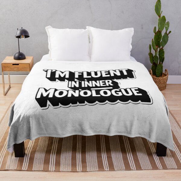 Item preview, I’m Fluent in Inner Monologue – Introvert Humor Tee/Sticker designed and sold by LOLbySA.
