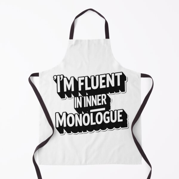 Item preview, I’m Fluent in Inner Monologue – Introvert Humor Tee/Sticker designed and sold by LOLbySA.