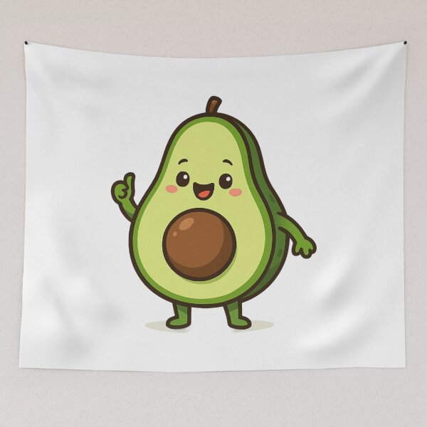 Item preview, Cute Avocado Thumbs Up Design. designed and sold by The-T-In-Retro.