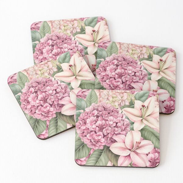 Item preview, Pink Hydrangea Lilly Pink Tones designed and sold by MoonMonkeyNbear.