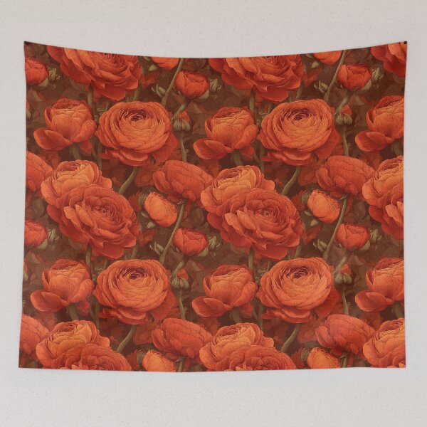 Item preview, Edgy Delicate Ranunculus Pattern For Garden Party designed and sold by RoyalStarsPatts.