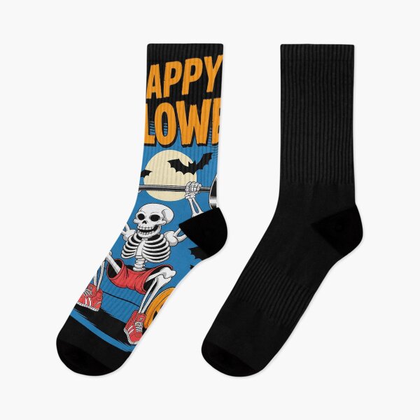 Item preview, Skeleton Deadlift Halloween Gym Workout  designed and sold by MonsterBuddiess.